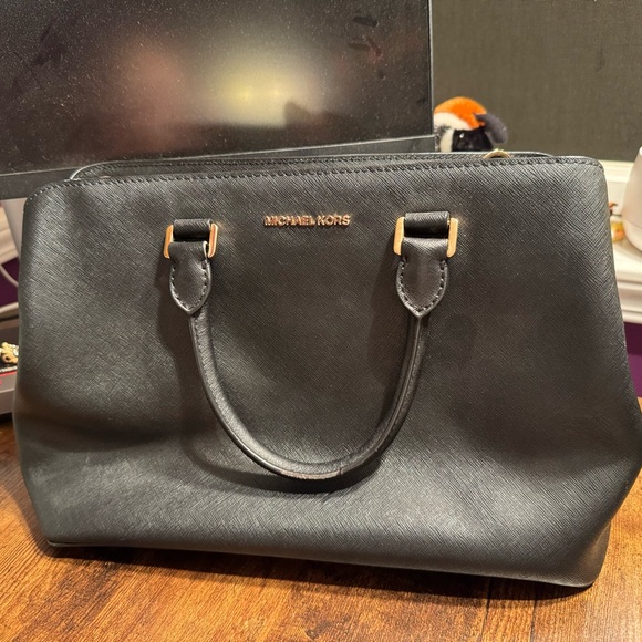 Michael Kors Black Satchel Bag - Picture 1 of 15